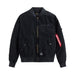 Alpha Industries L-2B Rip And Repair Bomber Jacket - BLACK