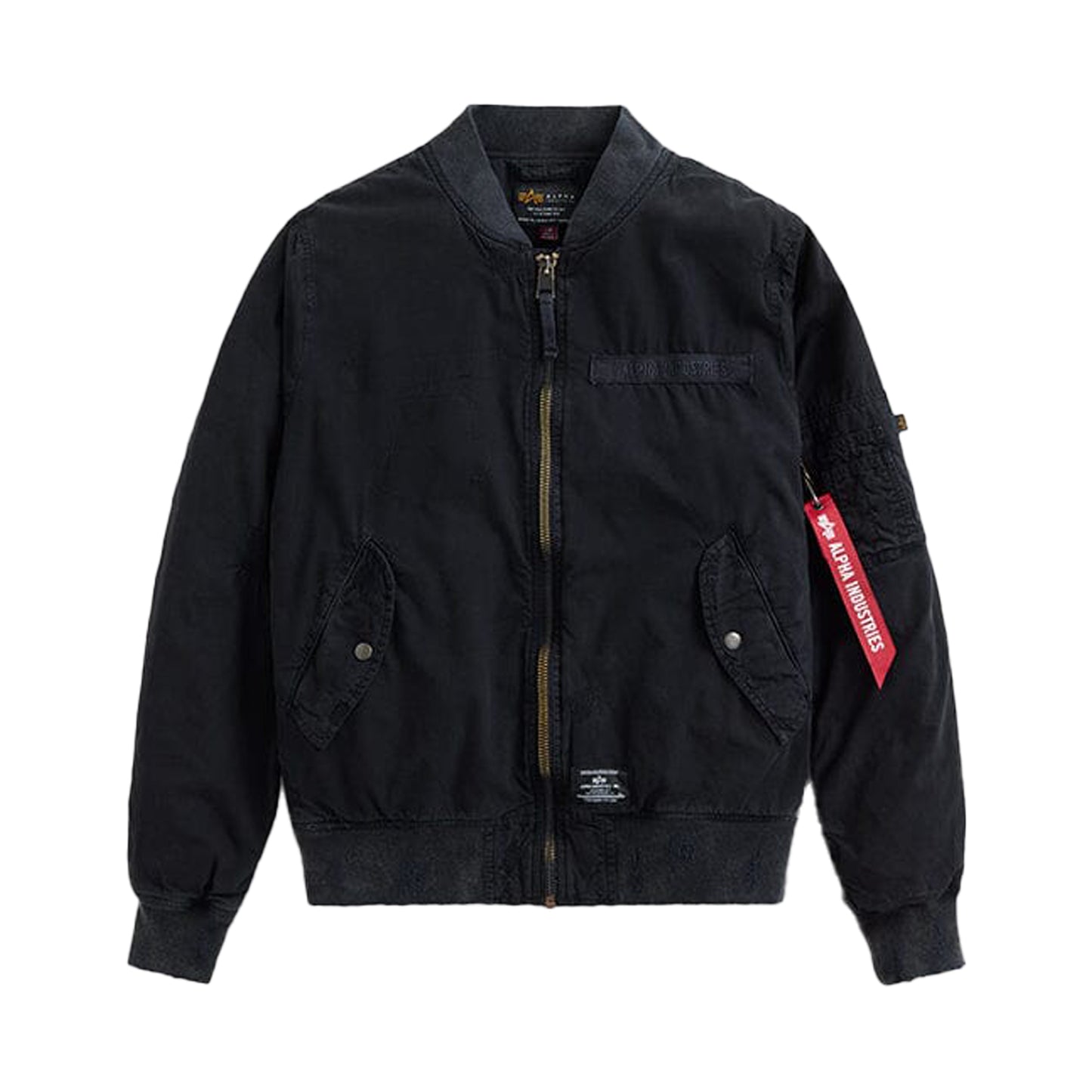 Alpha Industries L-2B Rip And Repair Bomber Jacket BLACK