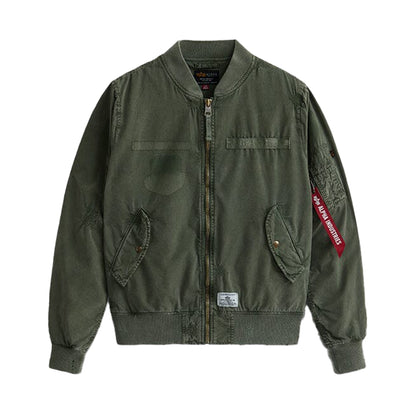 Alpha Industries L-2B Rip And Repair Bomber Jacket OG-107 GREEN