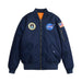 Alpha Industries NASA MA-1 BOMBER JACKET Y - REPLICA BLUE