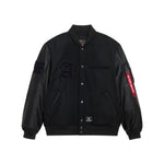 Alpha Industries LETTERMAN JACKET - BLACK