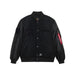 Alpha Industries LETTERMAN JACKET - BLACK