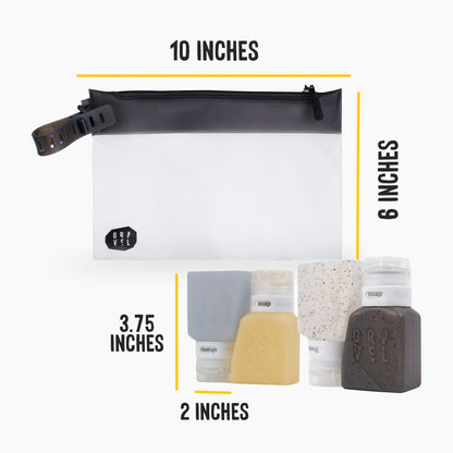 TSA Set Clear Shower Bag