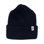 American Trench Merino Cardigan Stitch Beanie - navy