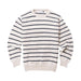 American Trench Cotton Breton Stripe Sweater - Natural/Navy