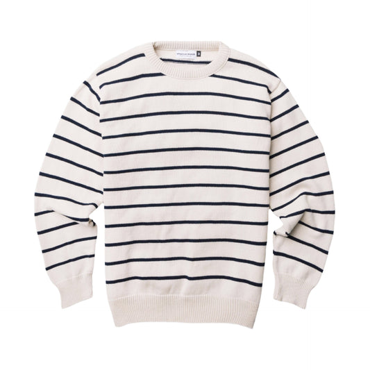 American Trench Cotton Breton Stripe Sweater