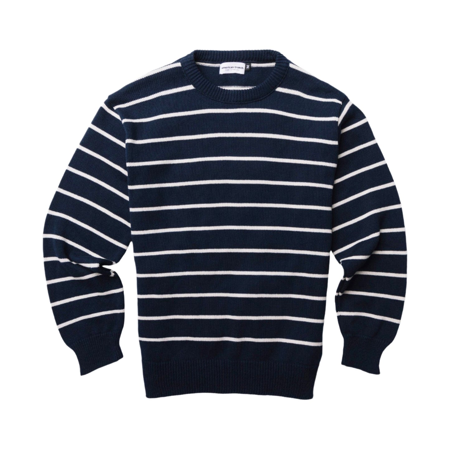 American Trench Cotton Breton Stripe Sweater