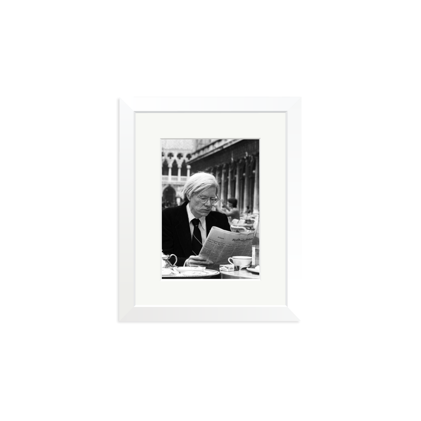 Andy Warhol in Venice Framed Print