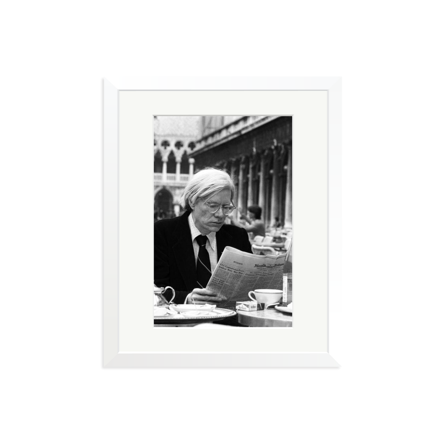 Andy Warhol in Venice Framed Print