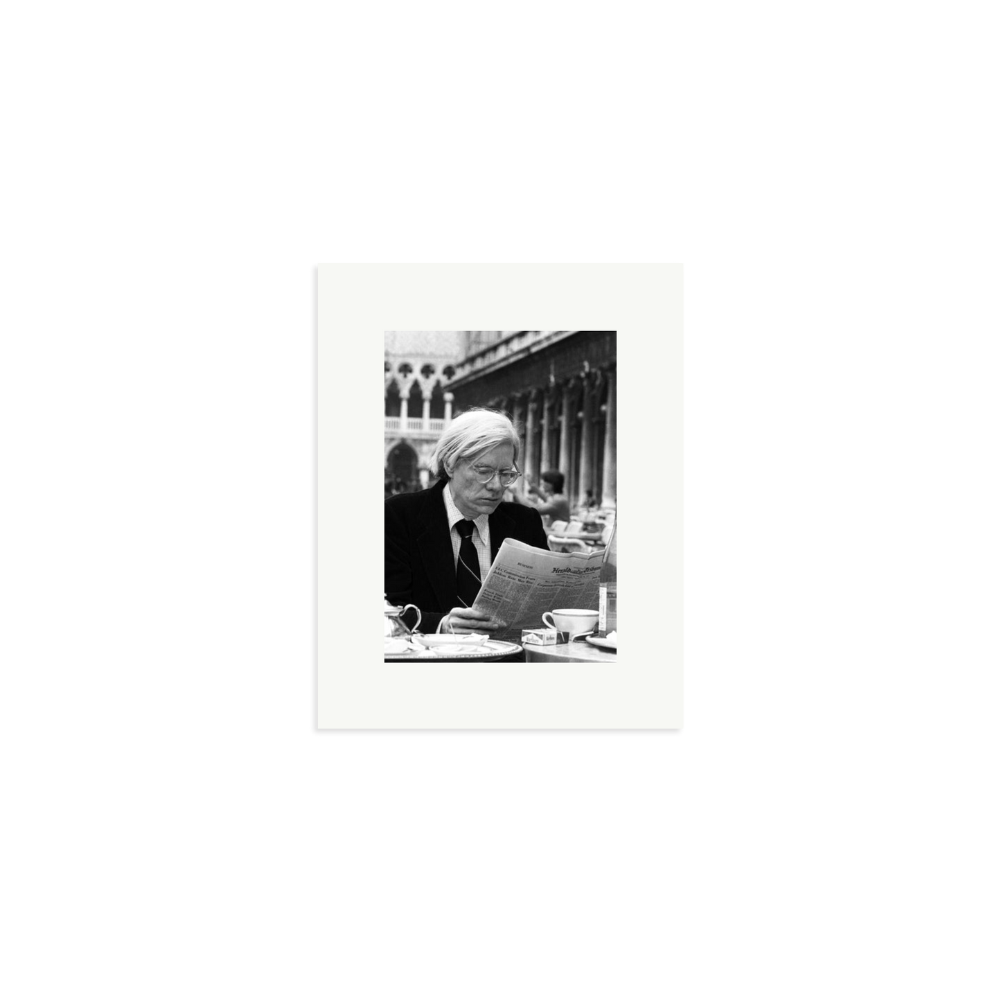 Andy Warhol in Venice Framed Print