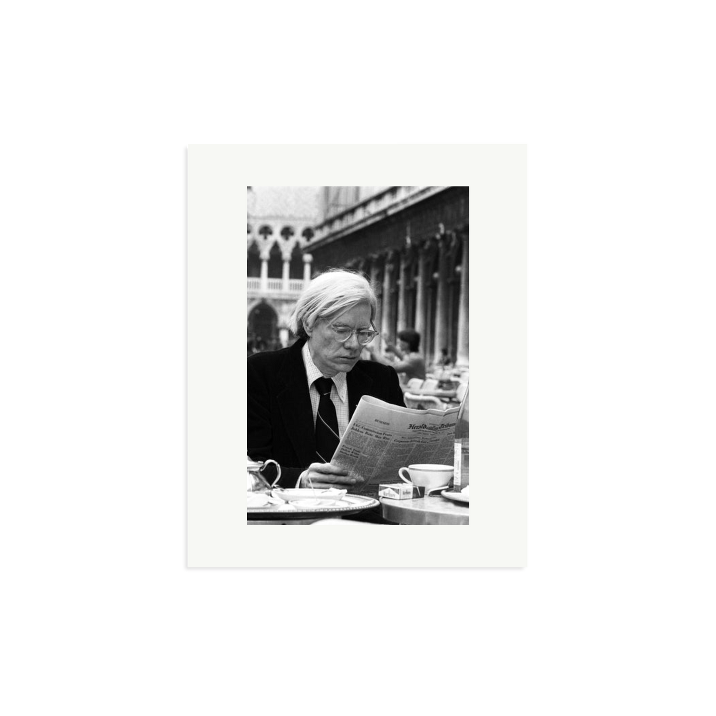 Andy Warhol in Venice Framed Print