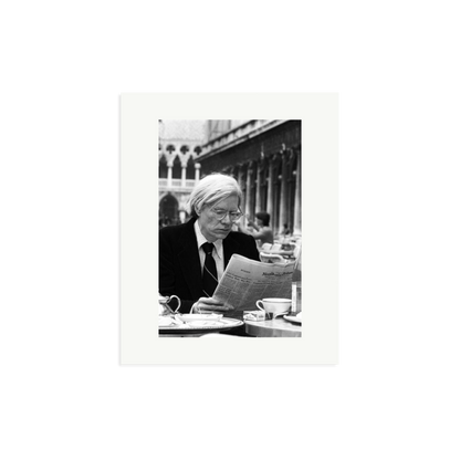 Andy Warhol in Venice Framed Print