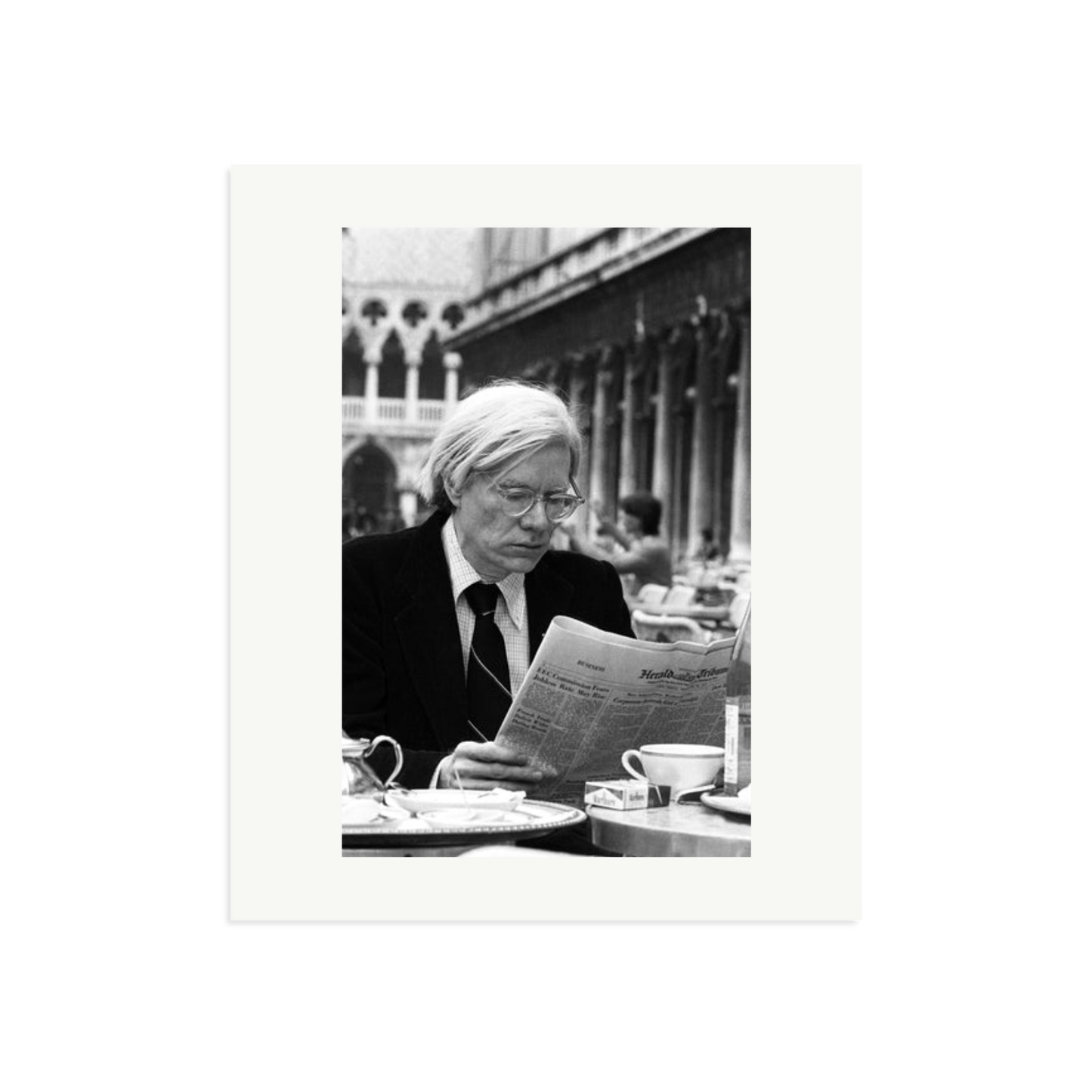 Andy Warhol in Venice Framed Print