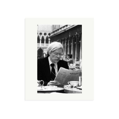 Andy Warhol in Venice Framed Print