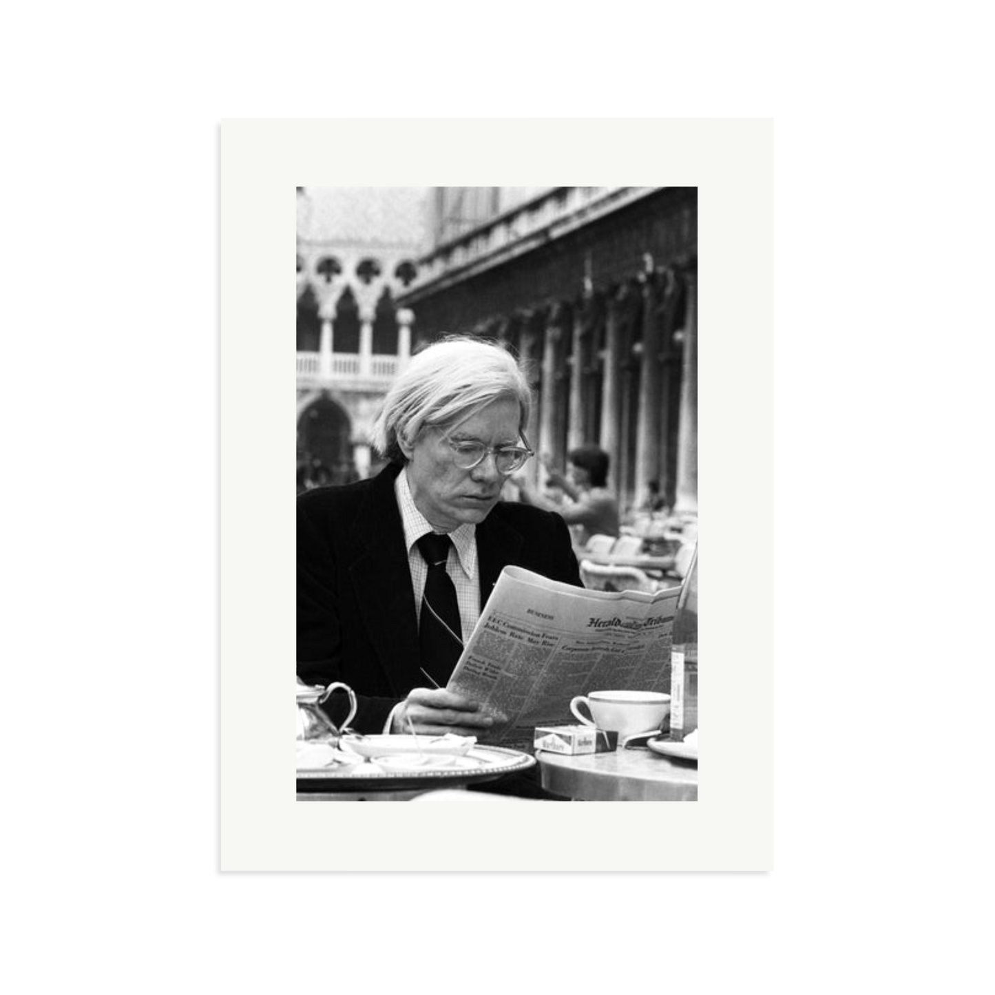 Andy Warhol in Venice Framed Print