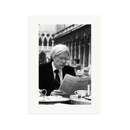 Andy Warhol in Venice Framed Print