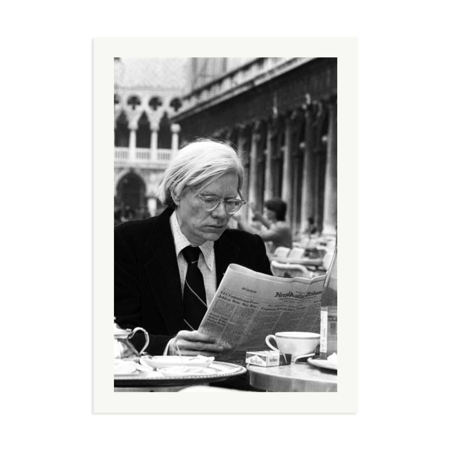 Andy Warhol in Venice Framed Print