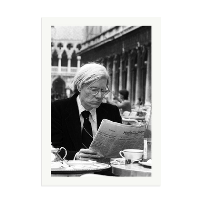 Andy Warhol in Venice Framed Print
