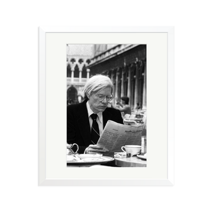 Andy Warhol in Venice Framed Print