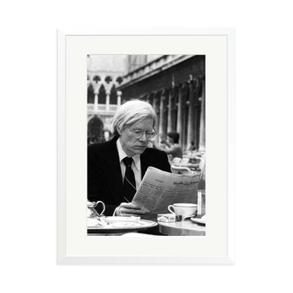 Andy Warhol in Venice Framed Print