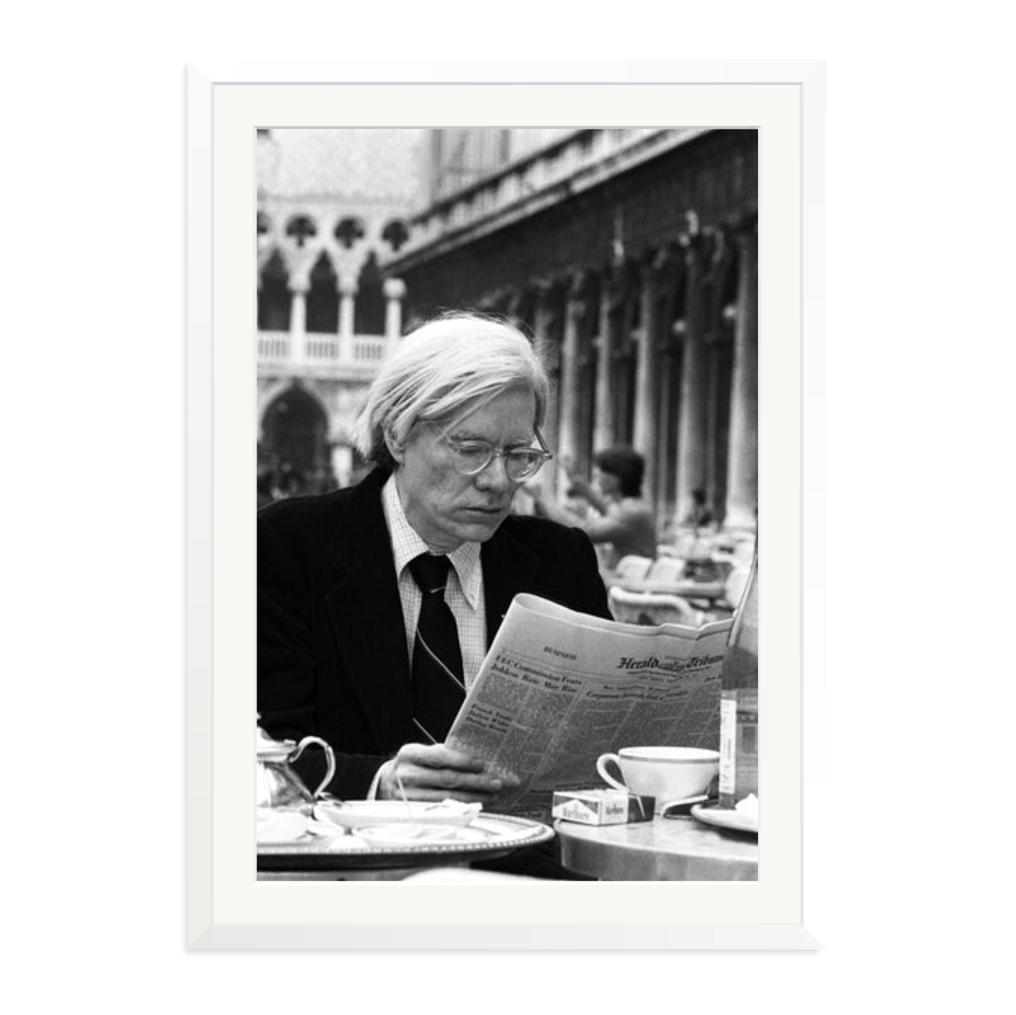 Andy Warhol in Venice Framed Print