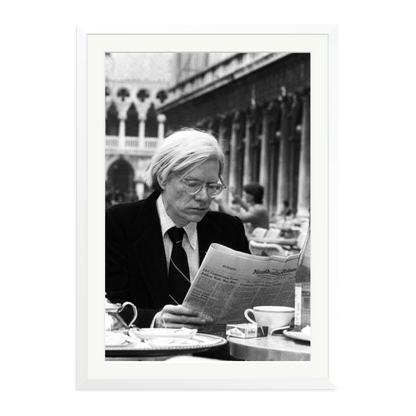 Andy Warhol in Venice Framed Print