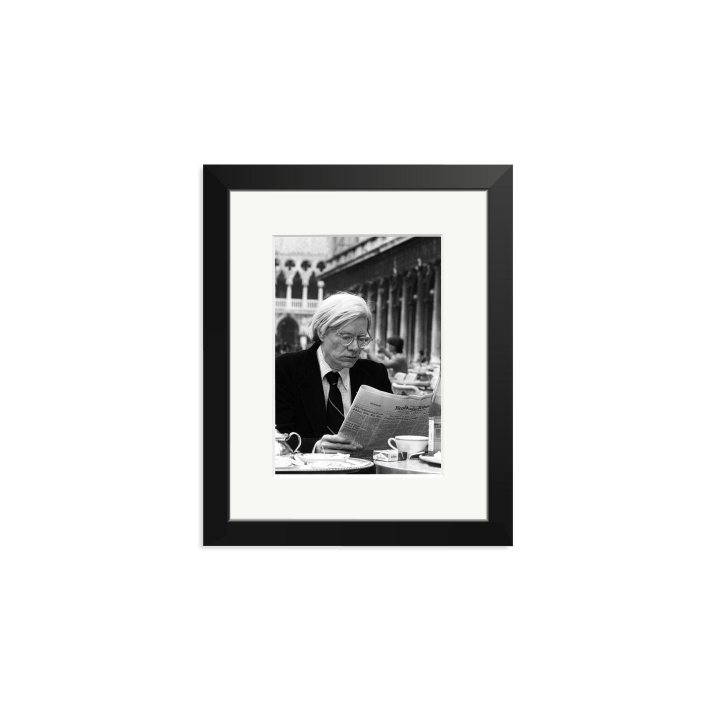 Andy Warhol in Venice Framed Print