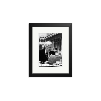 Andy Warhol in Venice Framed Print