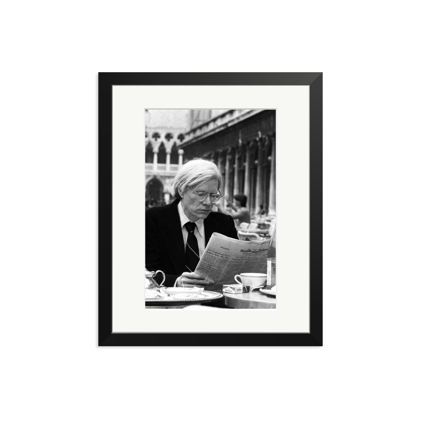 Andy Warhol in Venice Framed Print