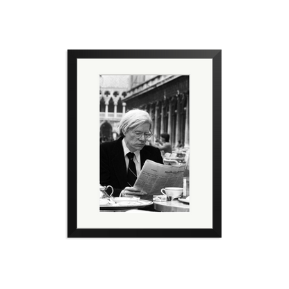 Andy Warhol in Venice Framed Print