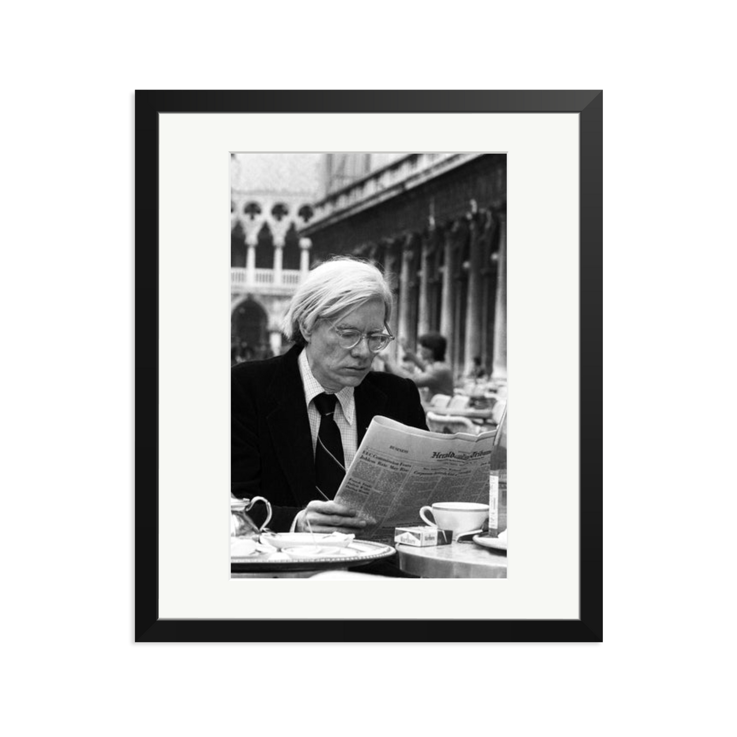 Andy Warhol in Venice Framed Print