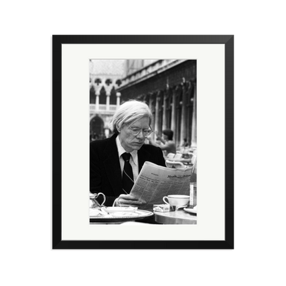 Andy Warhol in Venice Framed Print