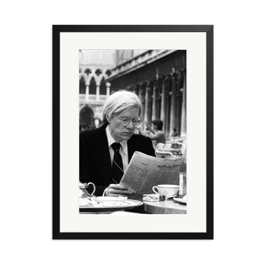 Andy Warhol in Venice Framed Print