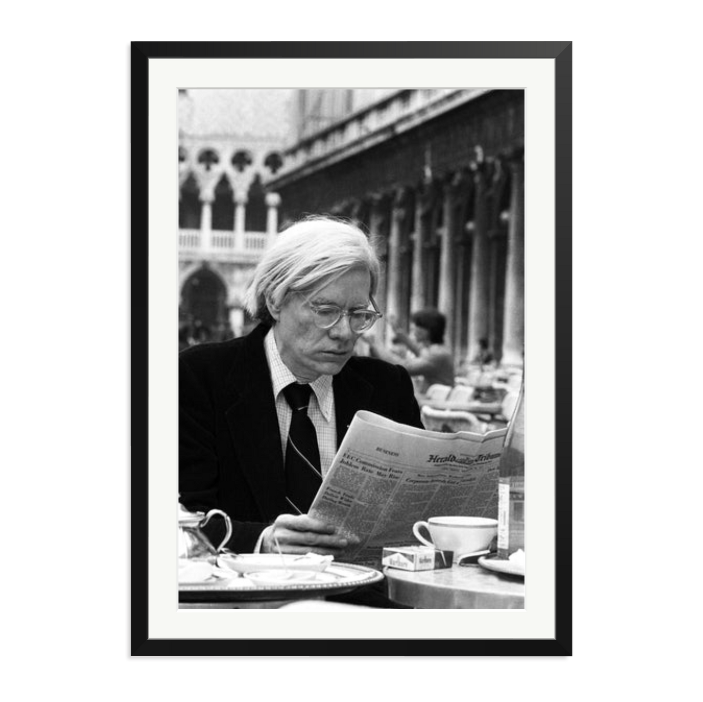 Andy Warhol in Venice Framed Print