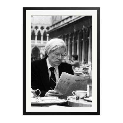 Andy Warhol in Venice Framed Print