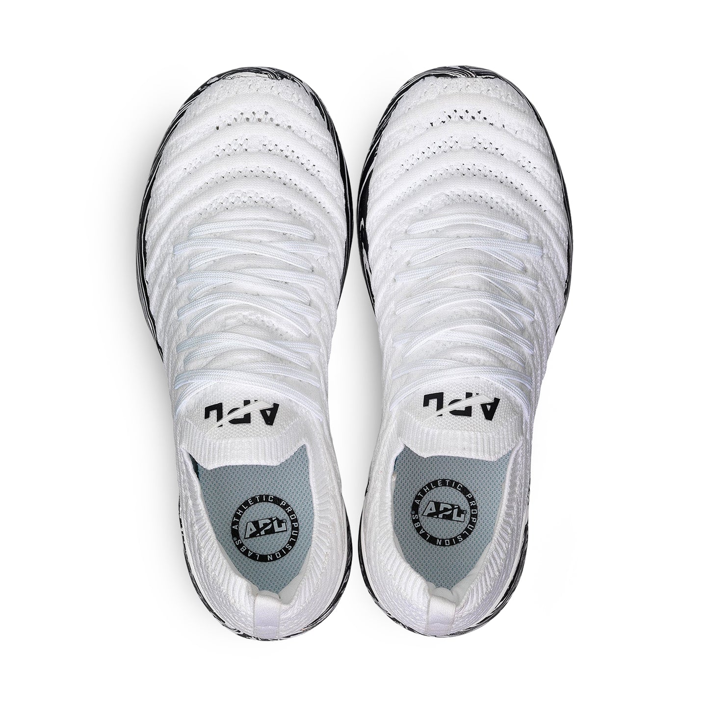 APL TechLoom Wave White Marble Sneakers