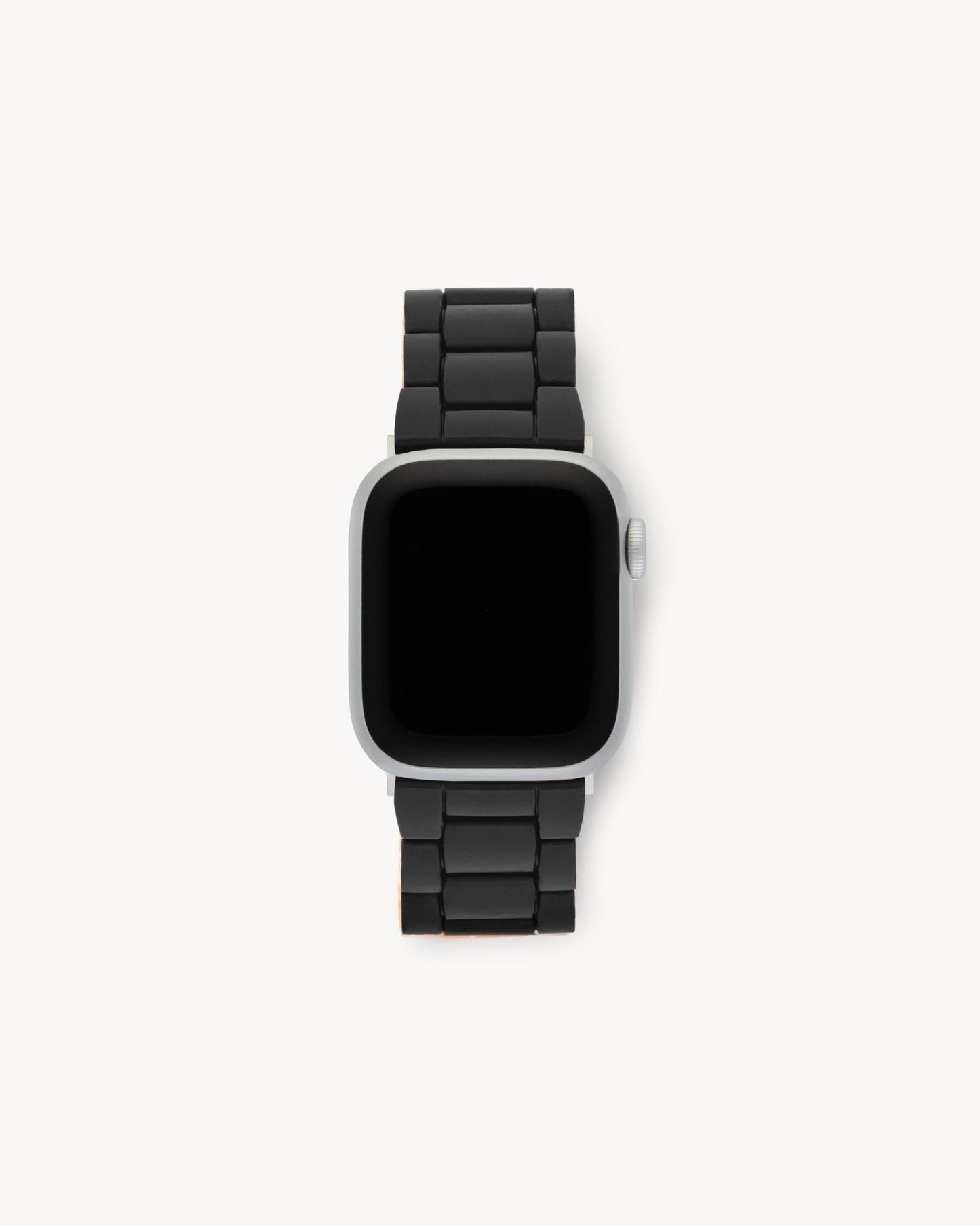 Machete Black Matte Apple Watch Band Silver Hardware