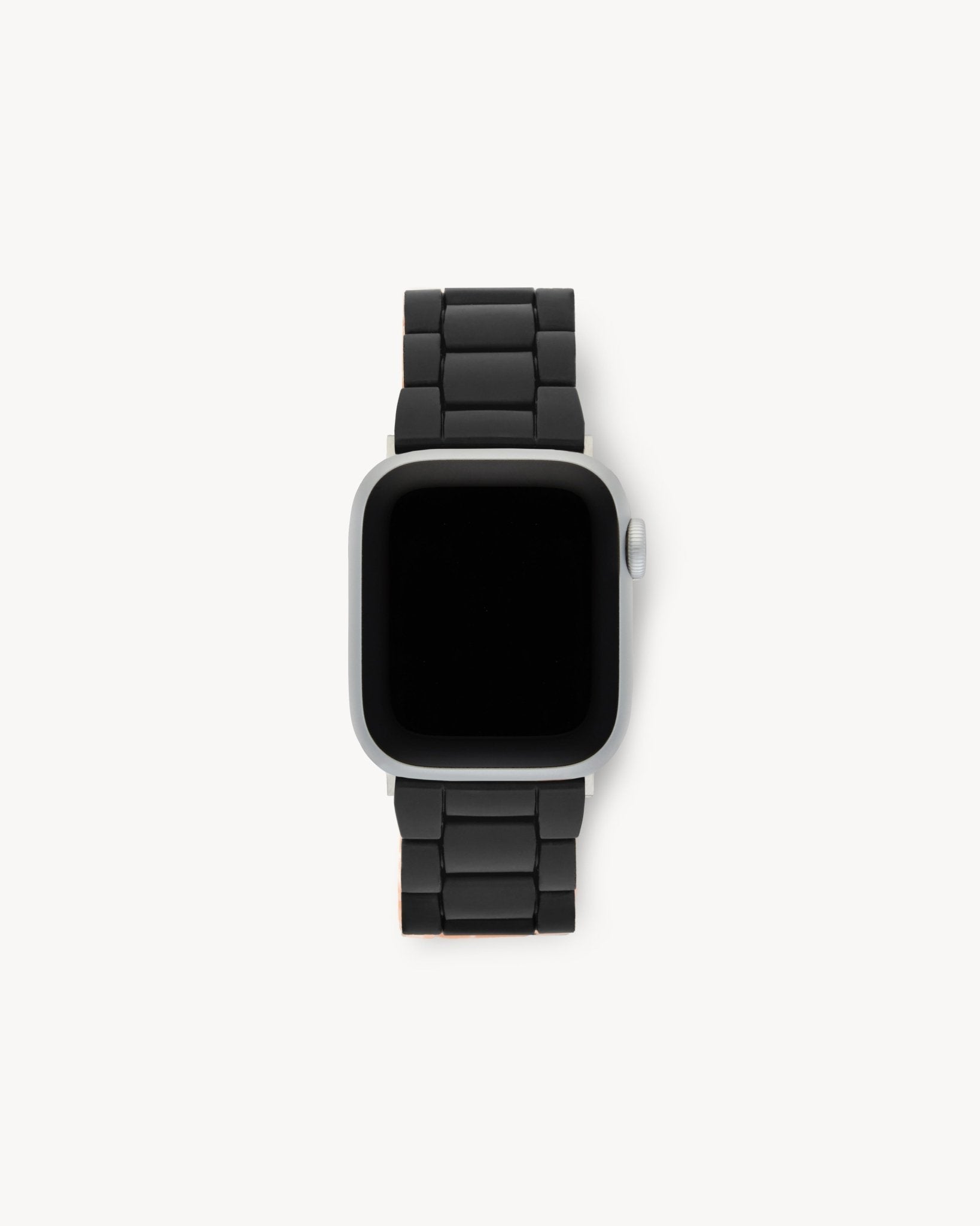 Machete Black Matte Apple Watch Band Silver Hardware
