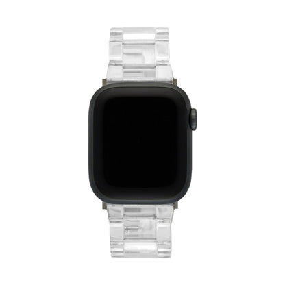 Apple Watch Band in Clear Black Hardware