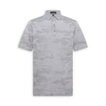 Asher Golf Jacquard Camo Polo - Nimbus