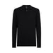 Asher Golf Sero Cashmere Polo - Onyx