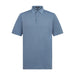 Asher Golf Herringbone Polo - Flint Steel