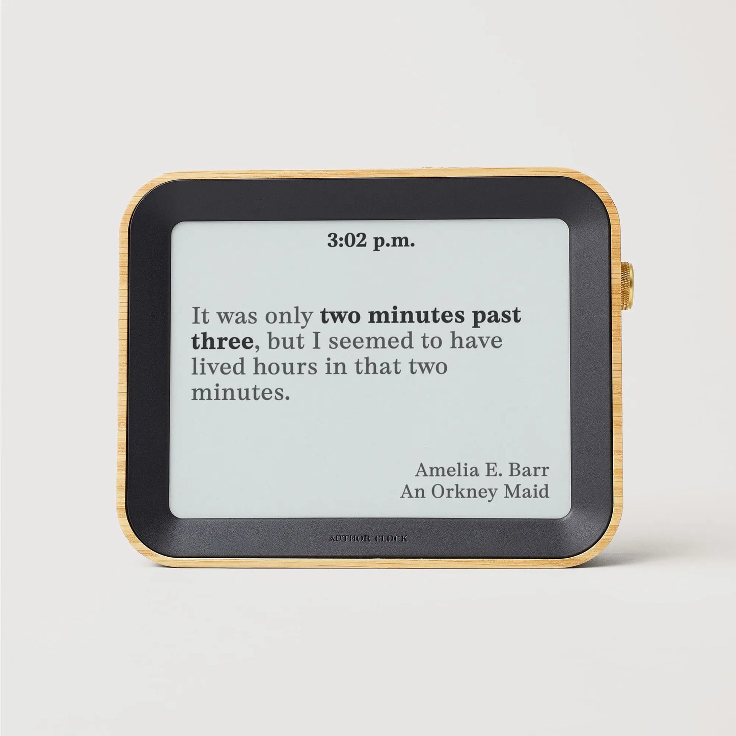 Author Clock