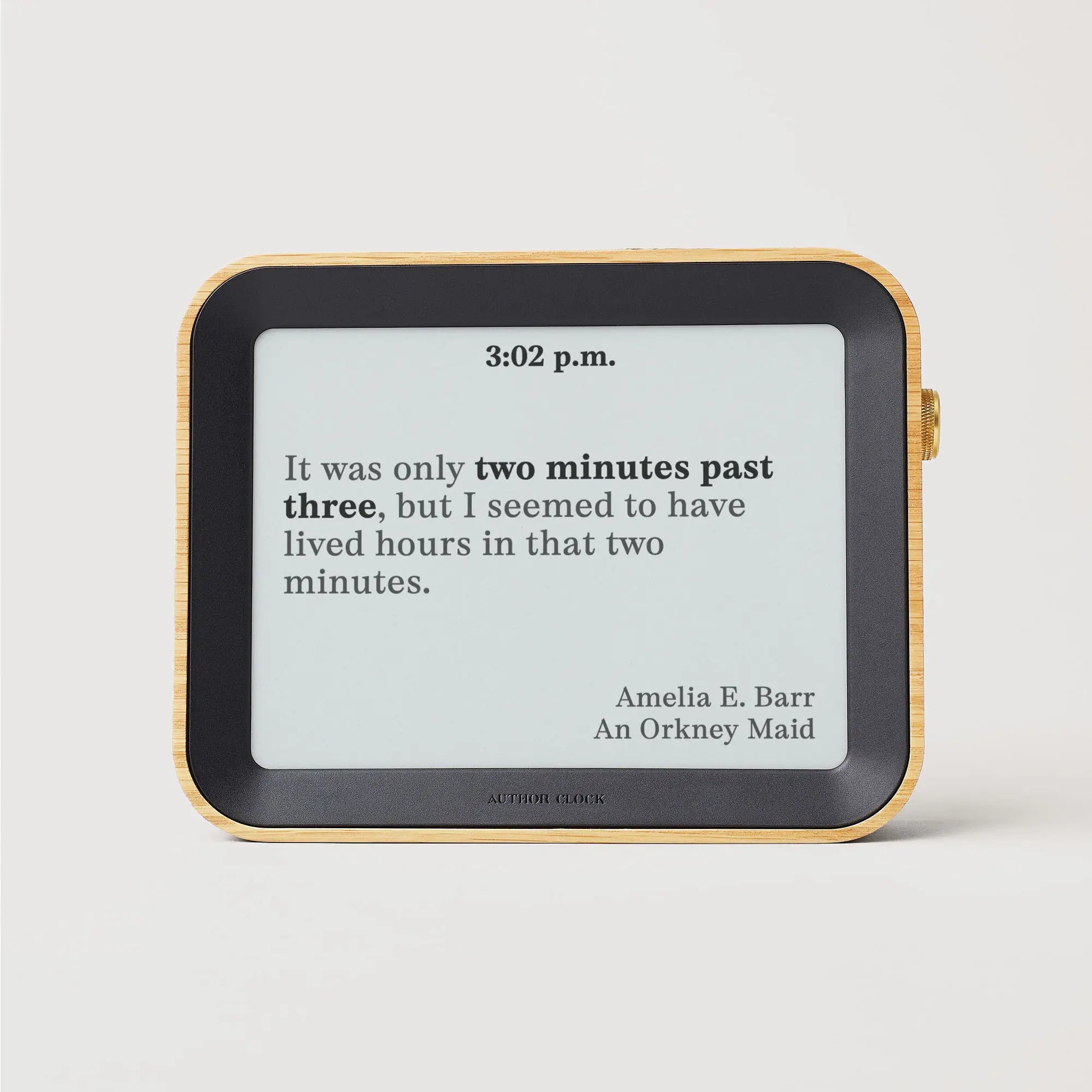 Author Clock