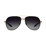 Barton Perreira 007 AVTAK Sunglasses - Black Satin / Gold / Smolder (AR)