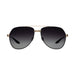 Barton Perreira 007 AVTAK Sunglasses - Black Satin / Gold / Smolder (AR)