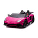 Ride-On Lamborghini Aventador Car - Pink