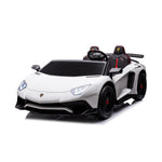 Ride-On Lamborghini Aventador Car - White