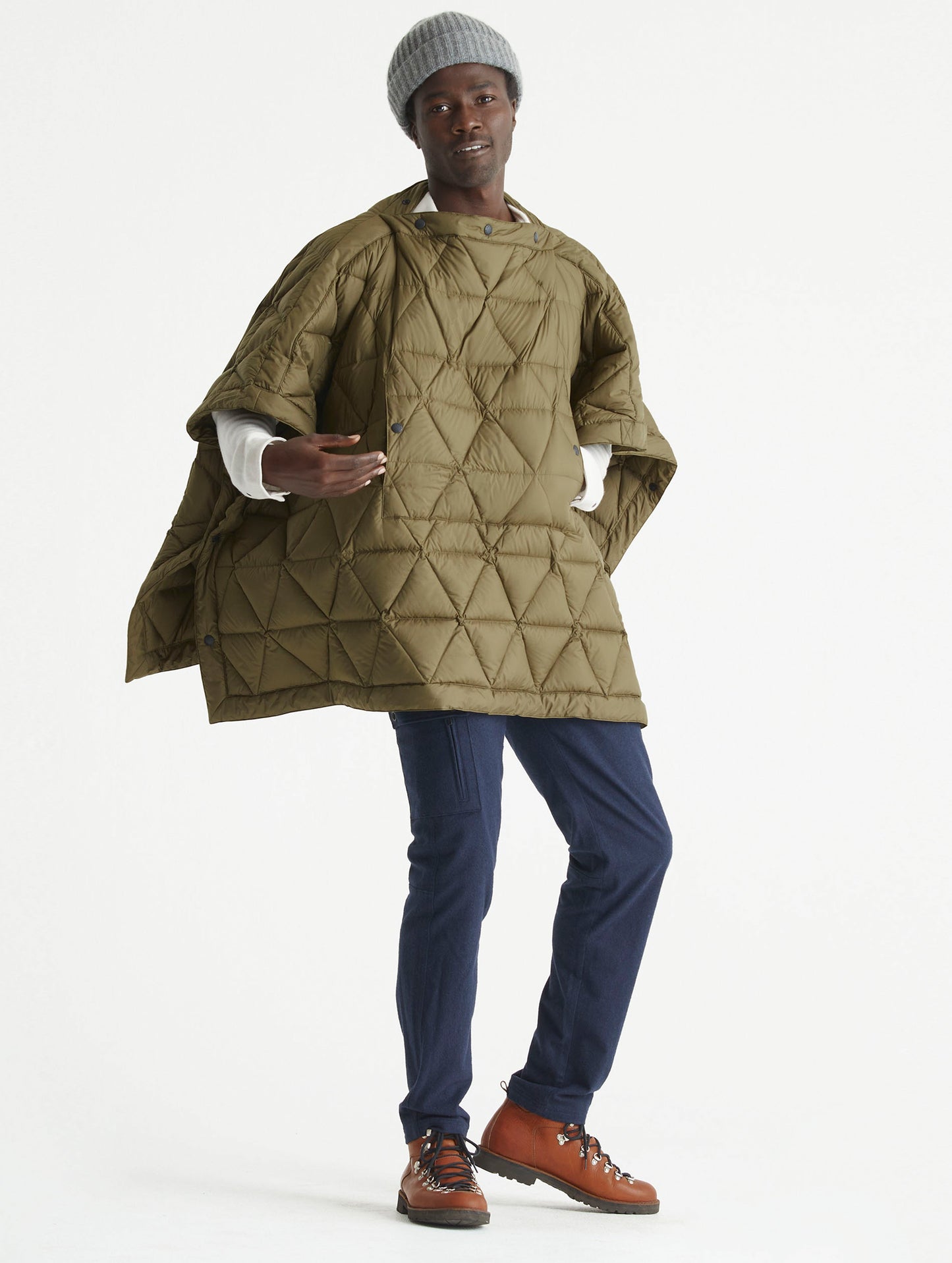 AETHER Command Green Down Poncho