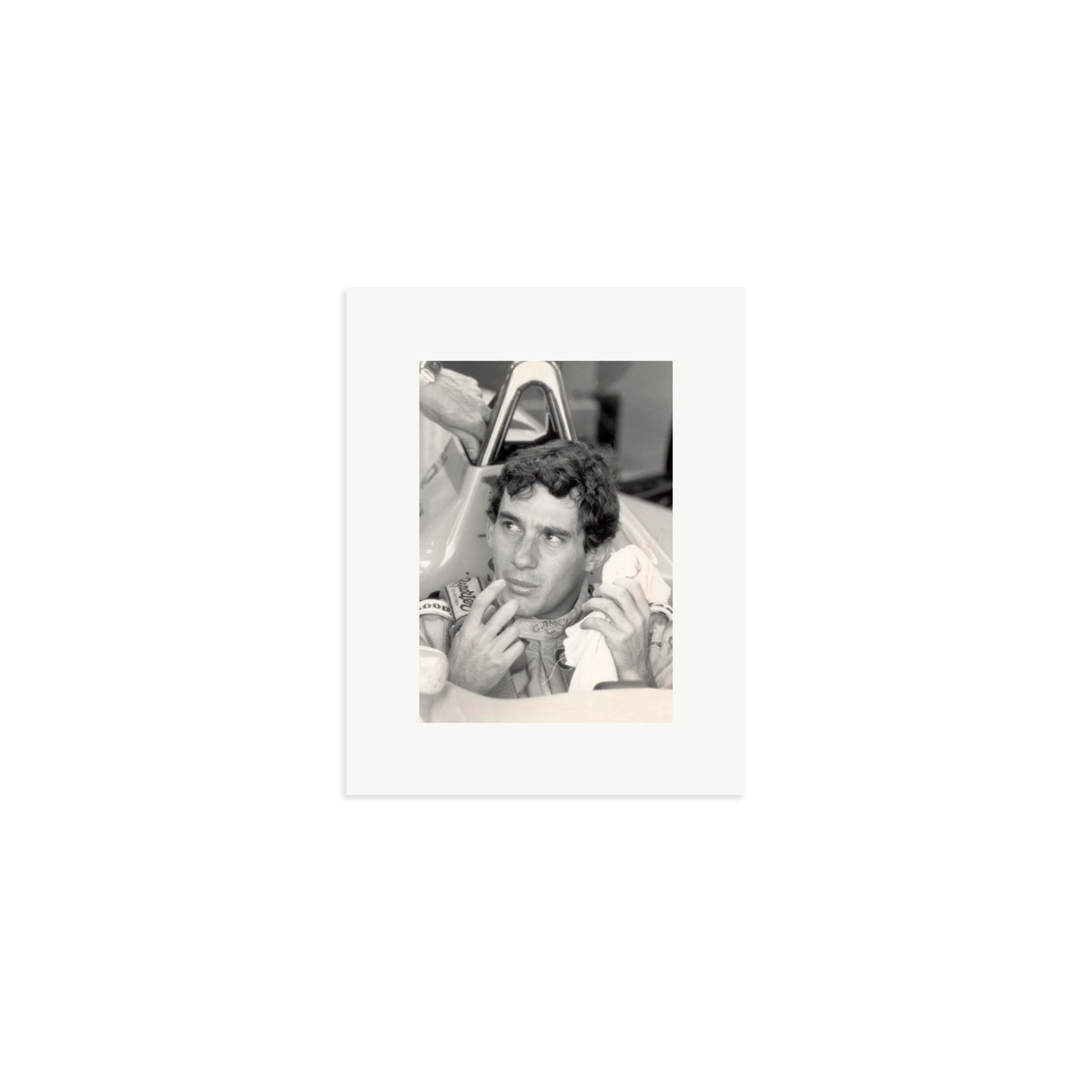 Ayrton Framed Print Print Only Small